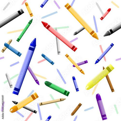Colorful crayon background