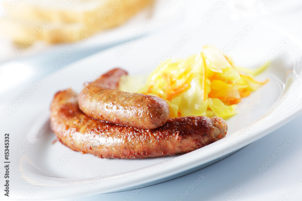 Sausages with sauerkraut Sausages with sauerkraut