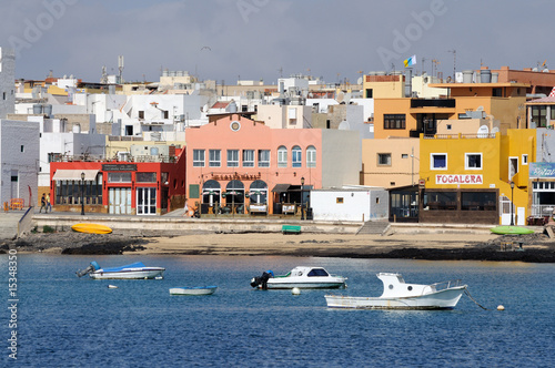 The old town of Corralejo, Fuerteventura Spain