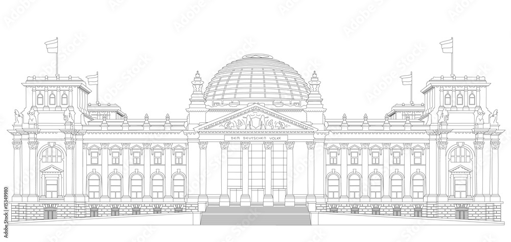 Reichstag outline