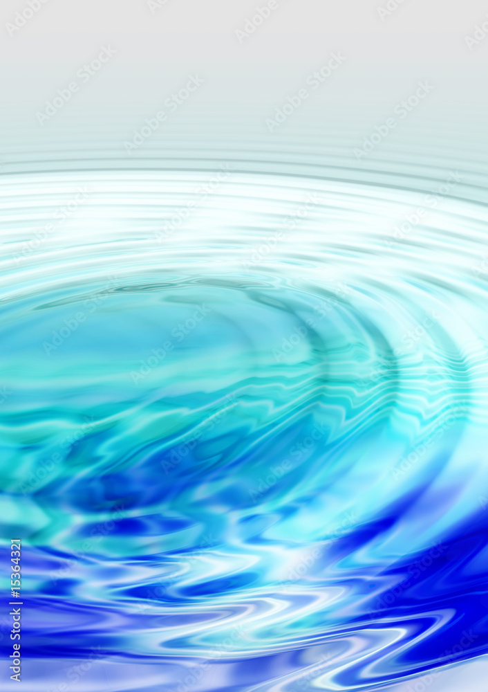 Naklejka premium 透明に広がる水面