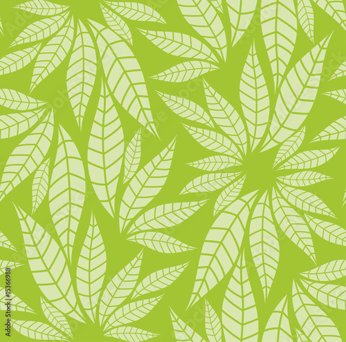 Seamless leaves pattern