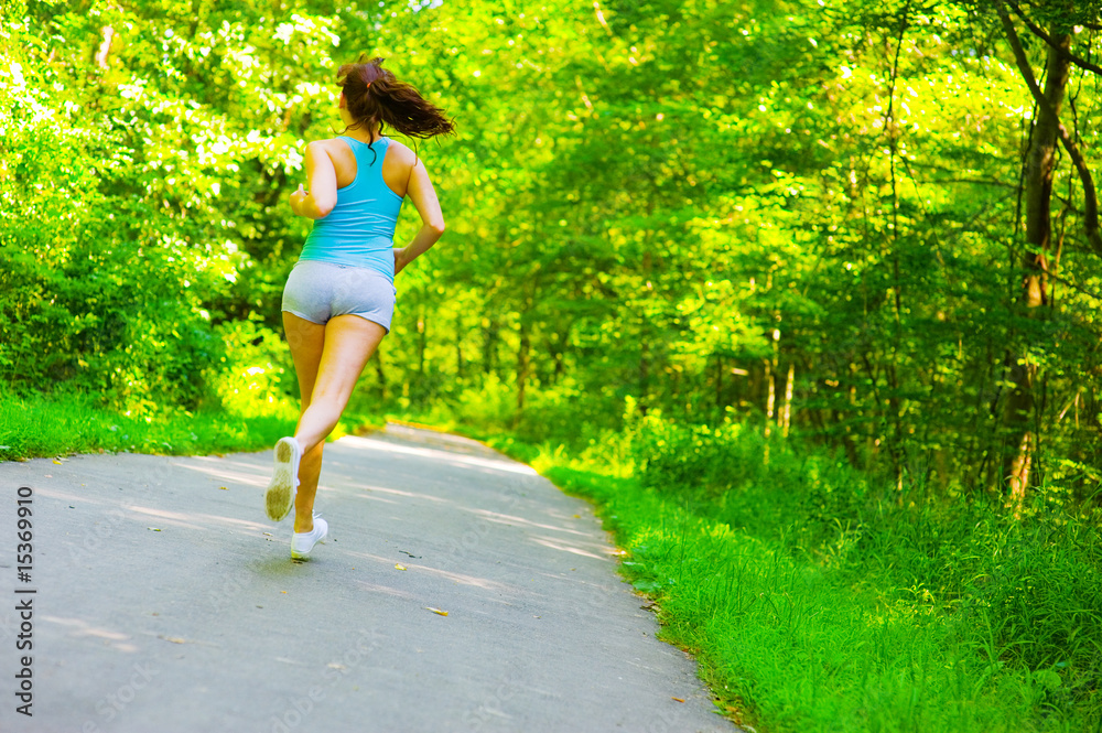 Young Woman Outdoor Workout Young Woman Outdoor Workout