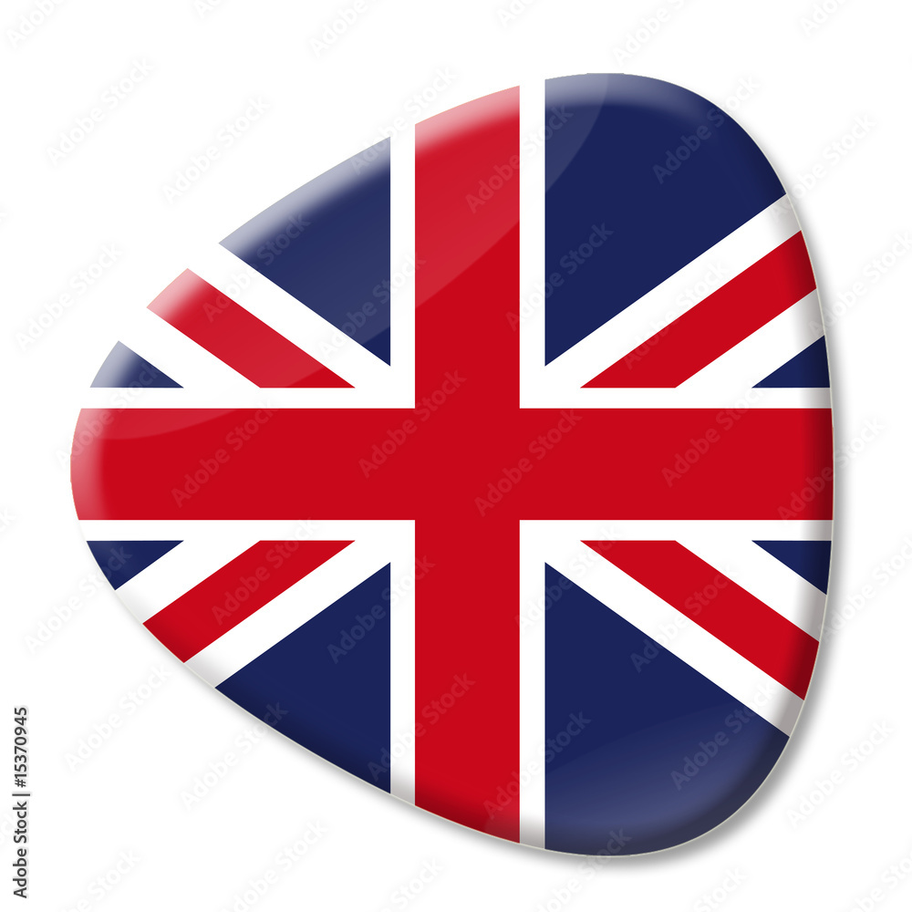Obraz premium Englandbutton dreieckig