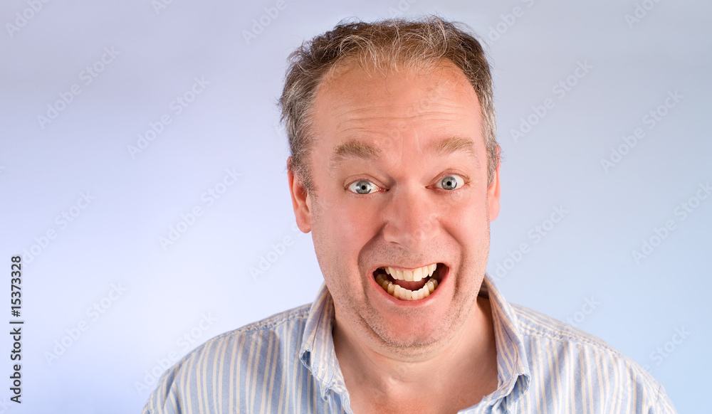 Smiling Middle Aged Man Smiling Middle Aged Man