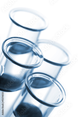 Blue Test Tubes