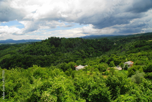 Panorama in Postojna