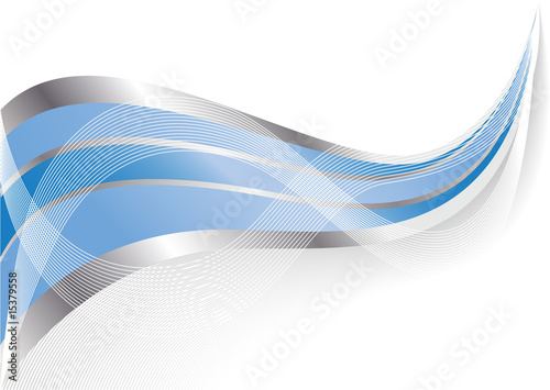 Vector abstract blue background; clip-art