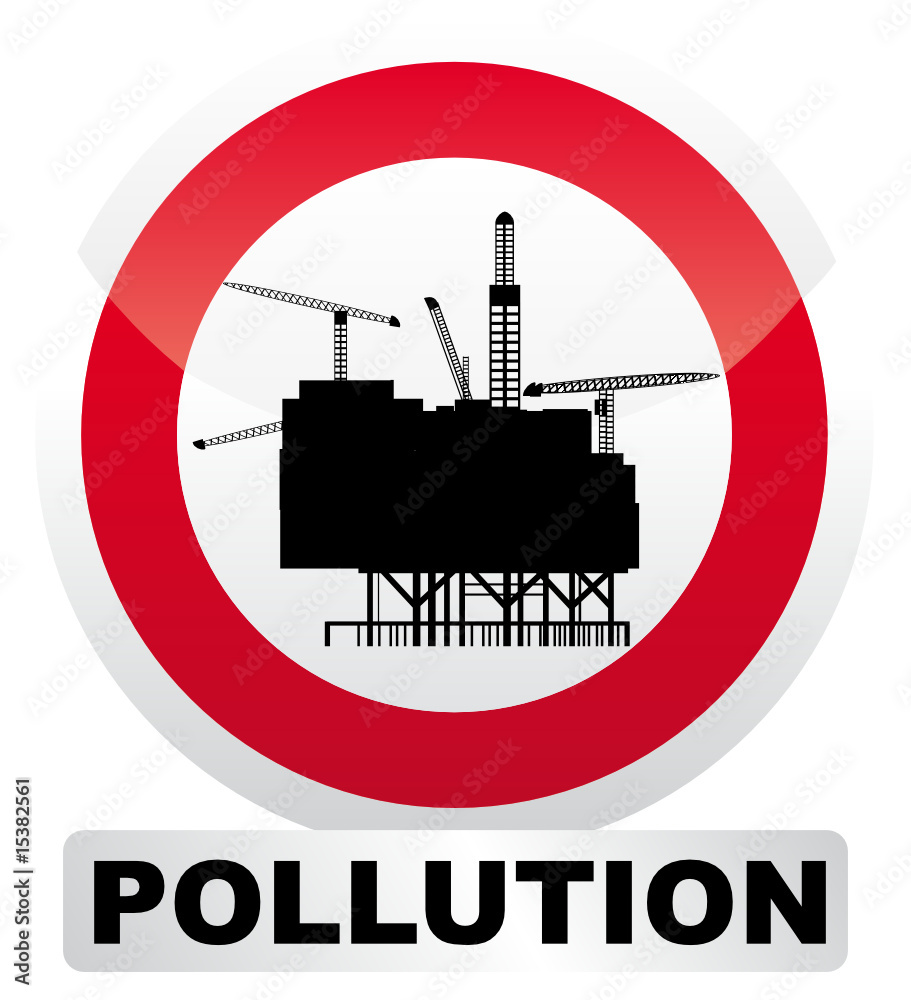 Vecteur Stock Panneau de signalisation : danger pollution ! | Adobe Stock