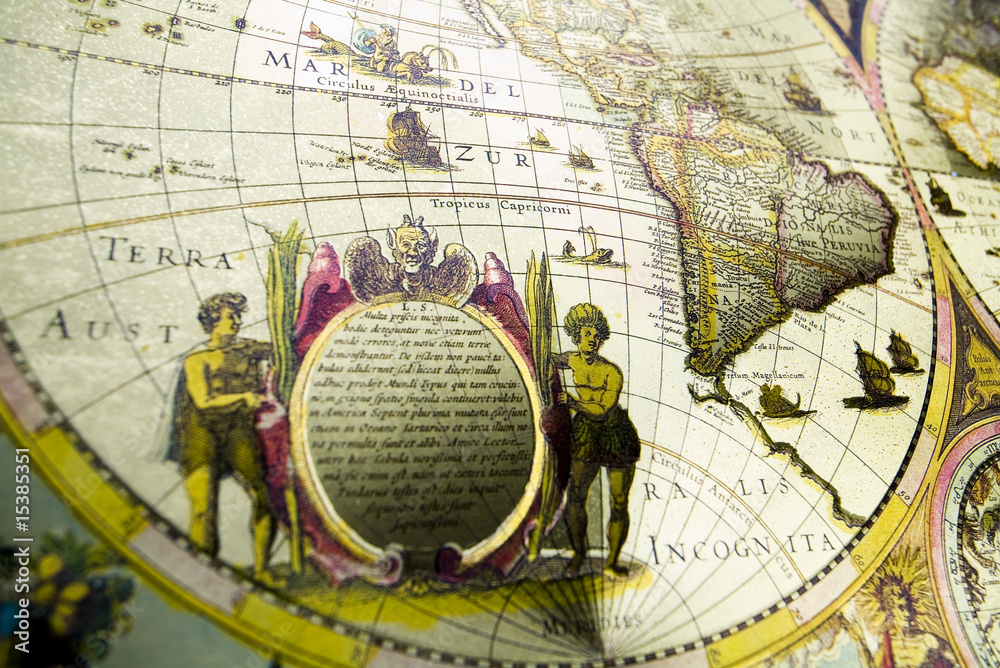Obraz premium Old map of the world