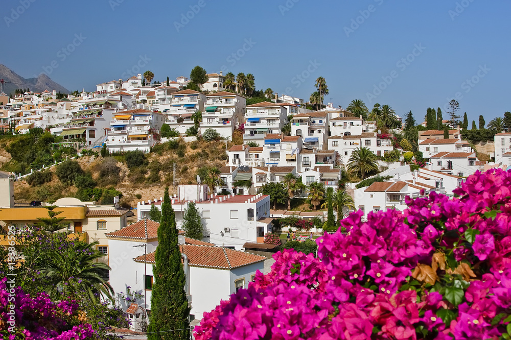 Fototapeta premium Spanish landscape, Nerja, Spain