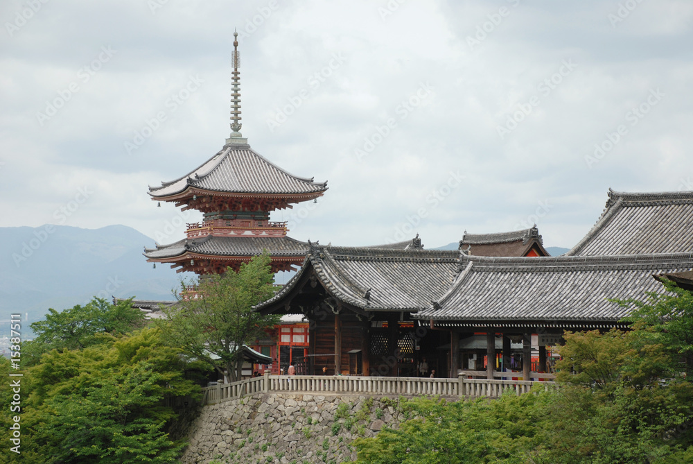 Buildings at Kiyomizudera Temple, Kyoto Buildings at Kiyomizudera Temple, Kyoto