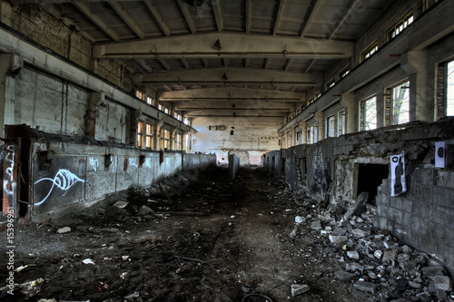 Empty industrial room