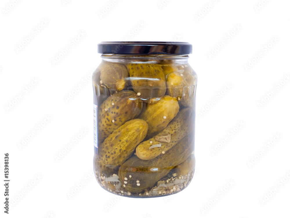 Pickled cucumbers. Pickled cucumbers.