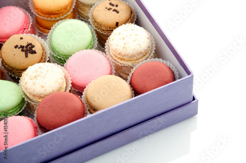 Coffret de macarons photo