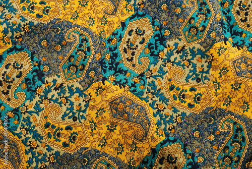 Obraz na płótnie vegetable decorative pattern in Indian style w salonie