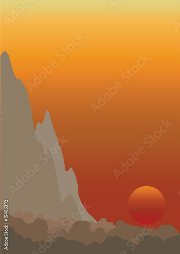 Remote Mountainous Landscape