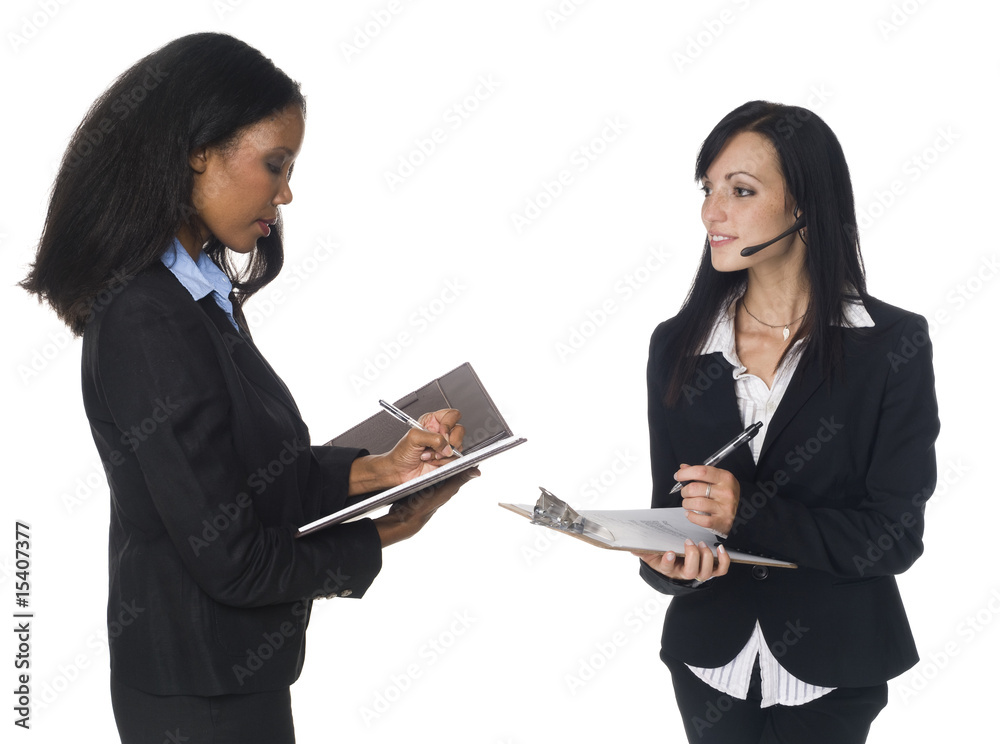 businesspeople - taking notes businesspeople - taking notes
