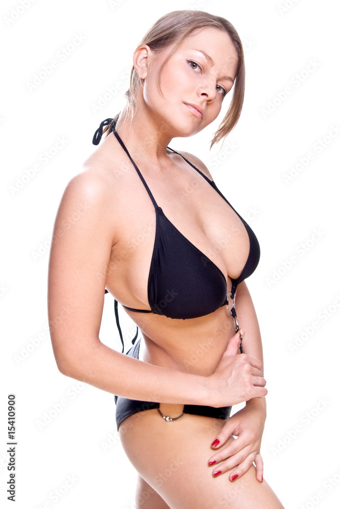 Fototapeta premium beautiful woman in swimsuit