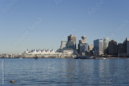 Skyline with Canada Place, the Vancouver Sun Building and the Va photo
