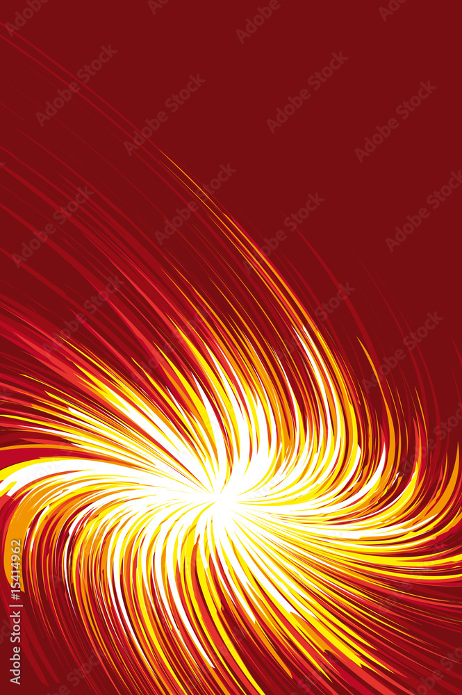Obraz premium explosion of light with curved lines