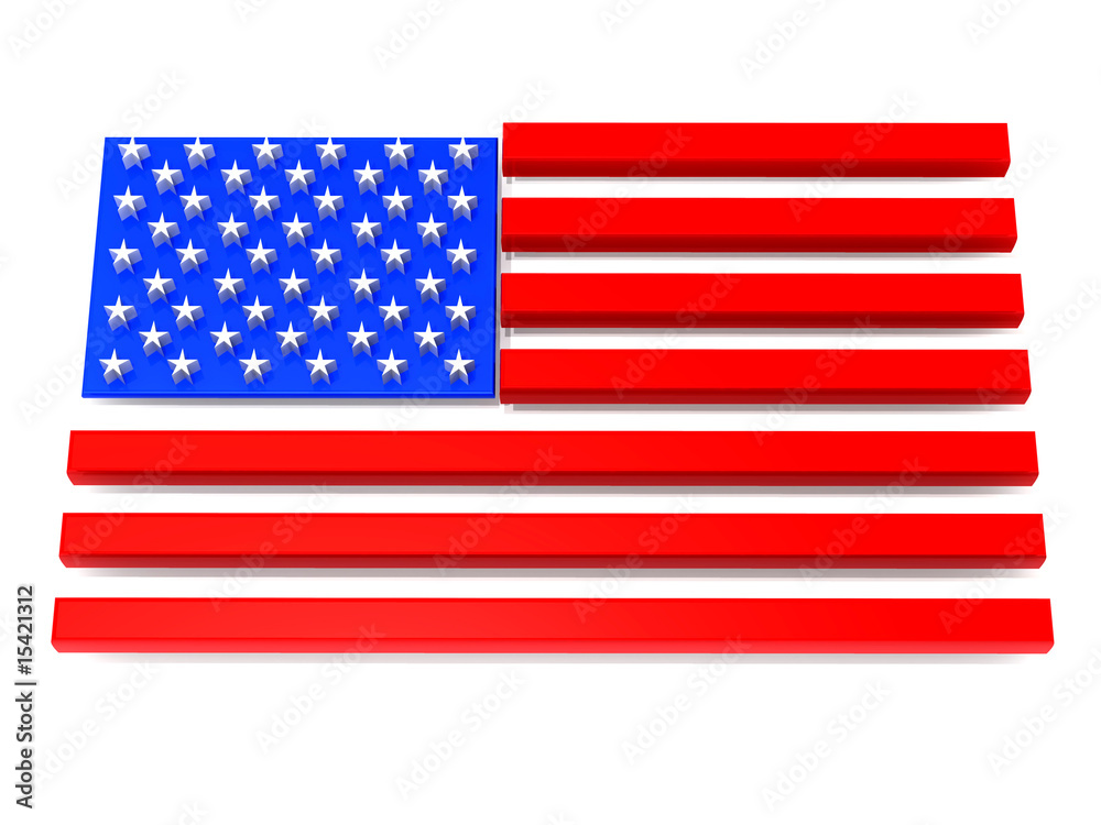 Fototapeta premium Flag of USA