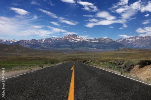 Rural Road in the Eastern Sierras