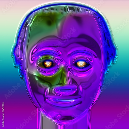 robot face