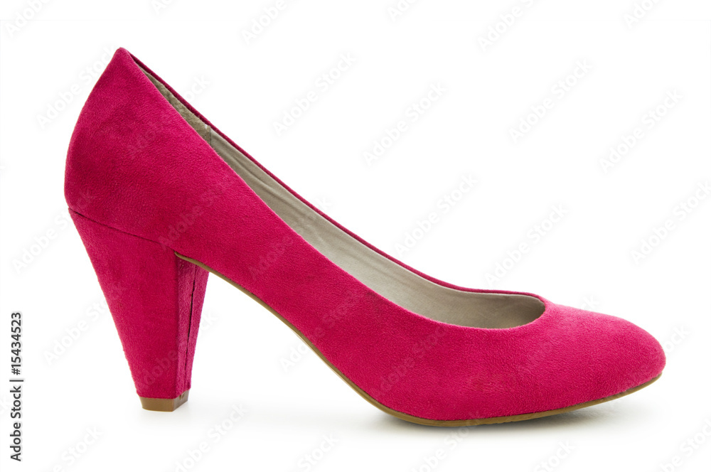 Woman shoe isolated on the white background Woman shoe isolated on the white background