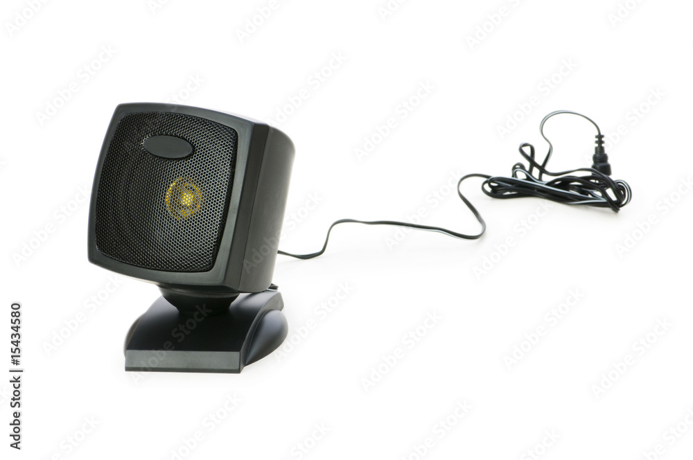 Speakers isolated on the white background Speakers isolated on the white background