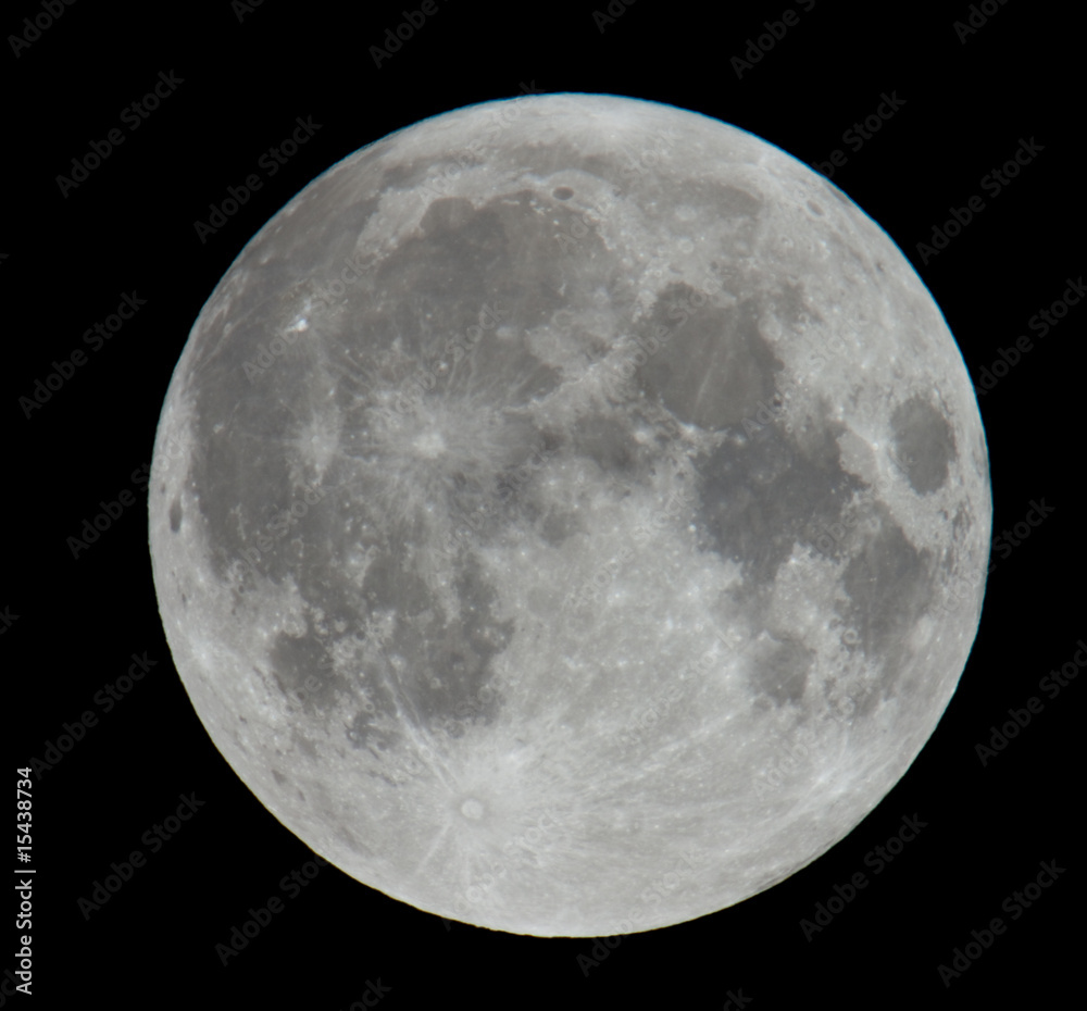 Extremely High Resolution Photo of Moon Lunar Surface