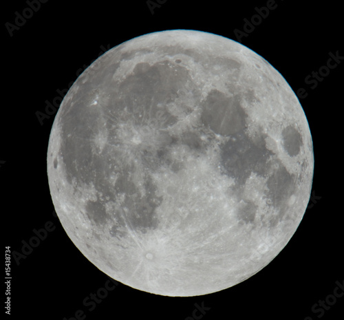 Obraz na płótnie Extremely High Resolution Photo of Moon Lunar Surface w salonie
