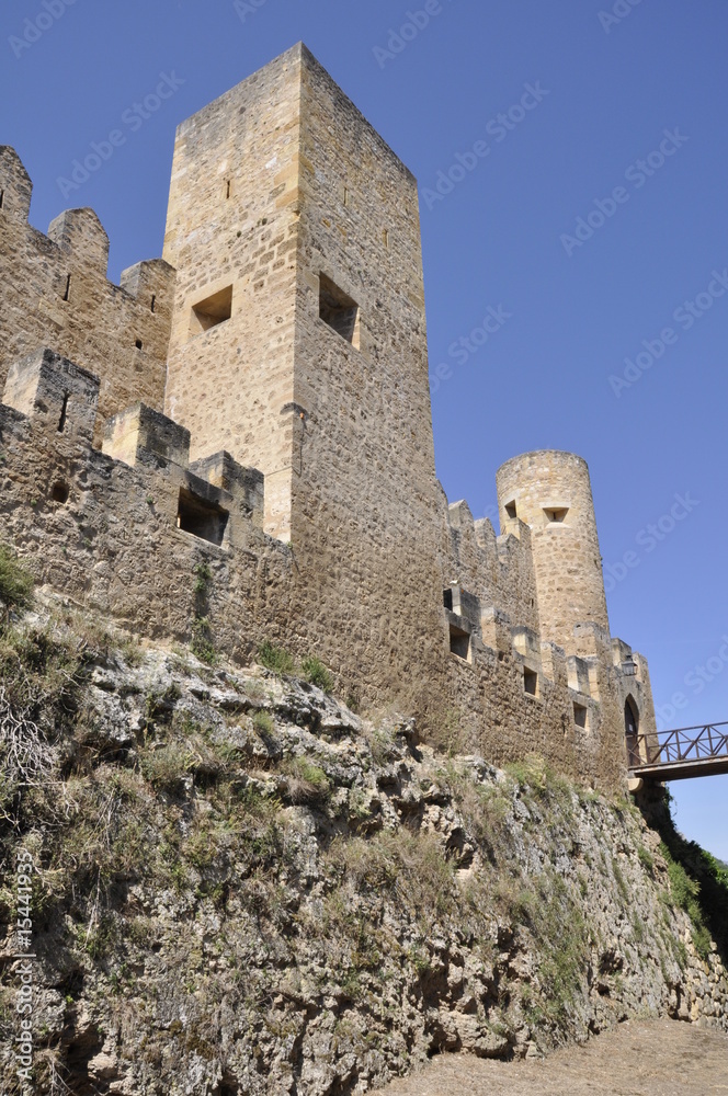 foso del castillo de Frias