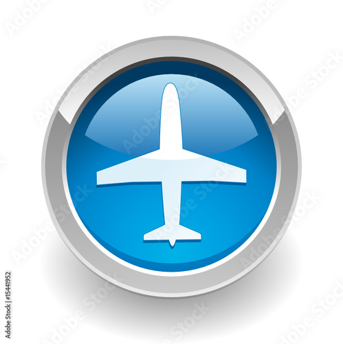 Travel or plane button