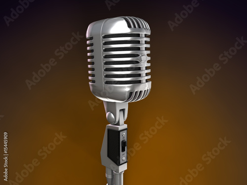 Old microphone
