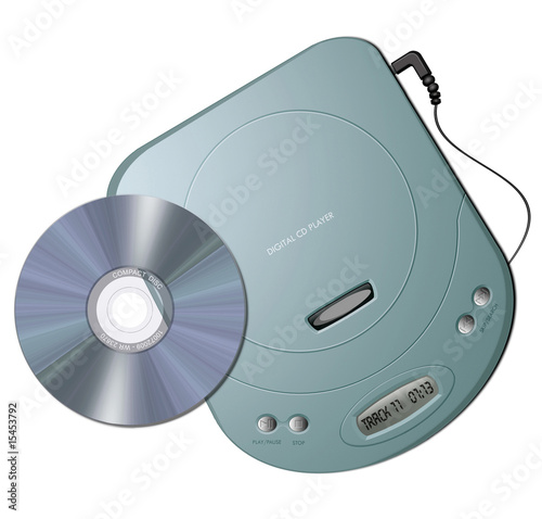 Portable CD player - Green