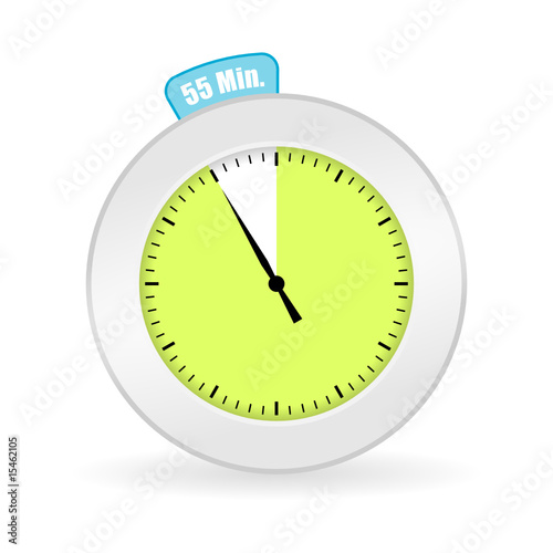 uhr mit 55 minuten