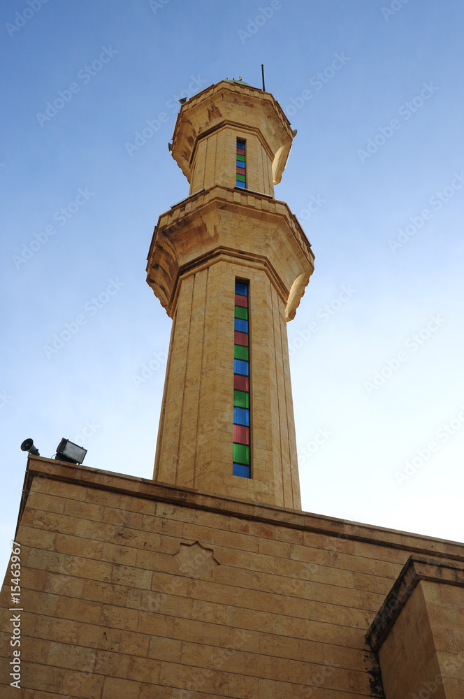 Mosque tower.