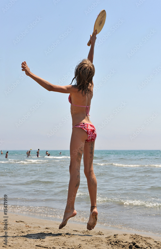 Fototapeta premium jeu de plage