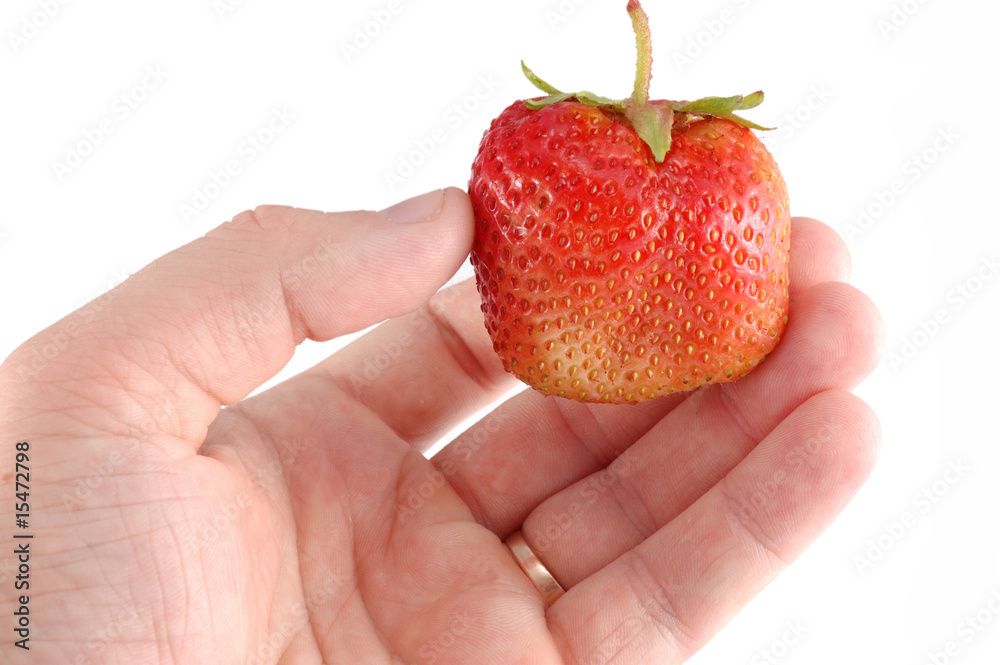 Obraz premium red strawberry