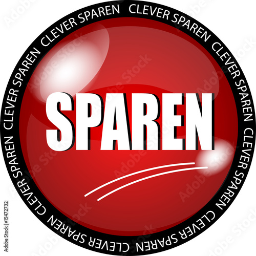 roter button - sparen