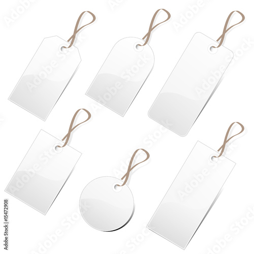 white tags