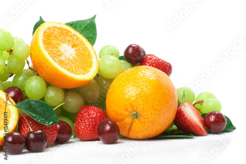 Still-life of fresh fruit