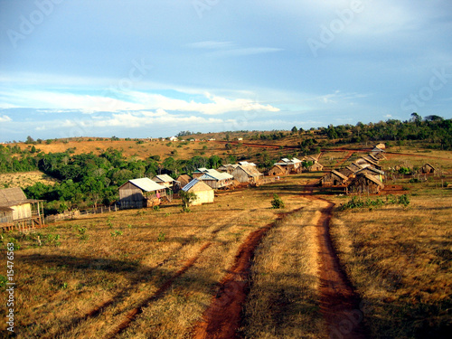 dorf in mondulkiri photo