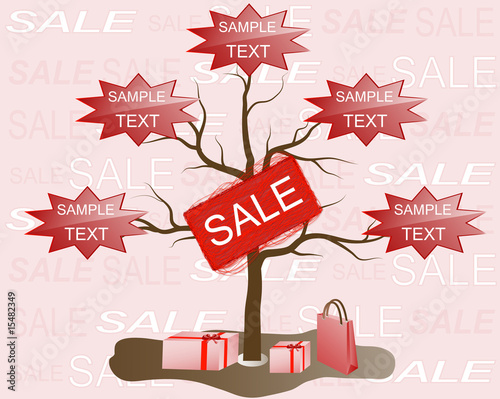 Sale concept - tree.