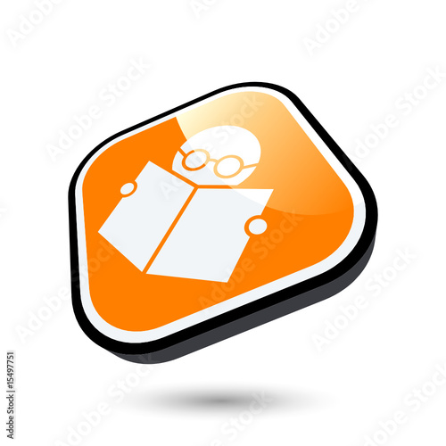 buch lesen brille zeichen
