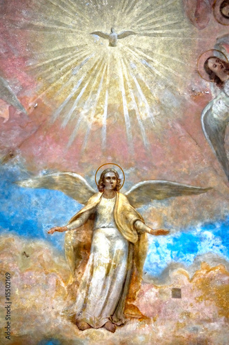 fresco in monastery