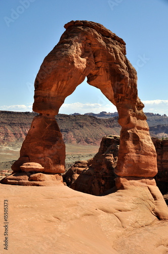 Delicate Arch With View Of South Window Arch