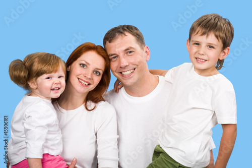 Joyful family