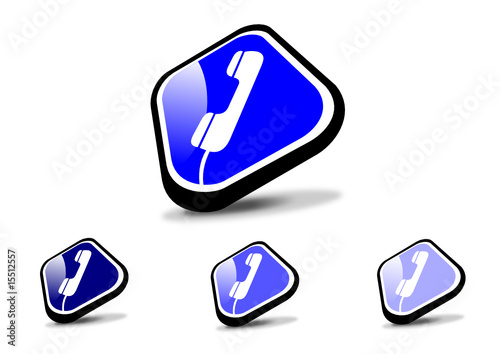 Zeichen mit Telephone Symbol